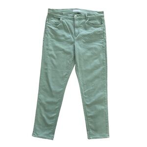 LOFT Mint Green High Rise Skinny Crop Pants - Size 12